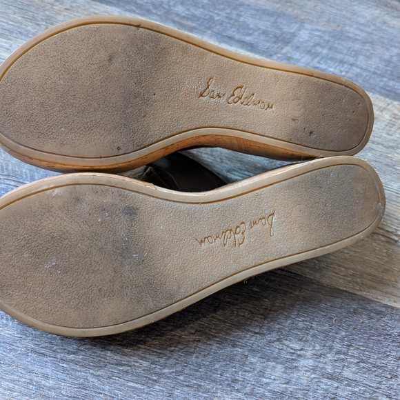 Black Wedge Sandals - Picture 6 of 10